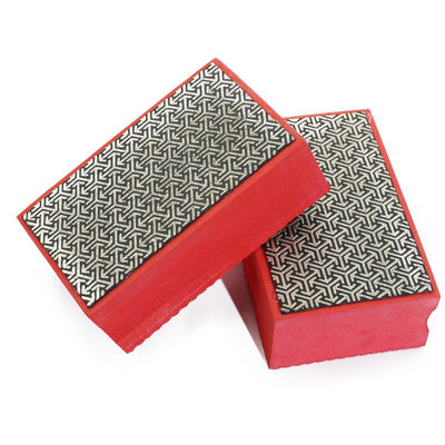 Electroplated Sponge Diamond Hand Polishing Sanding Block Pads For Marble Granite Ceramic Tile