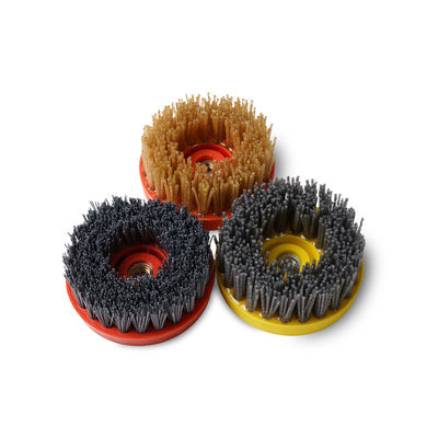 Silicon Carbide Wet Diamond Round Fickert Frankfurt Stone Wire Brush for Antique Surface